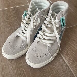 Cream High-Top Sneakers